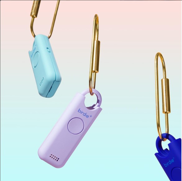 Birdie Personal Safety Alarm for stylish self-defense.