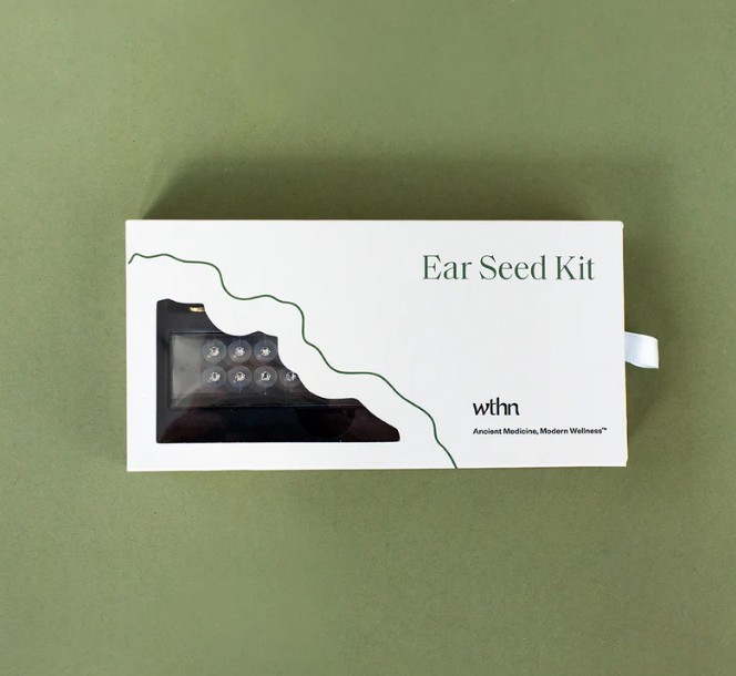 WTHN New Ear Seed Kit featured in Tailorie's 2024 Holiday Gift Guide For The Self-Care Buff, promoting holistic wellness and relaxation.