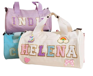 Personalized Dance Weekender Bag featured in Tailorie's 2024 Holiday Gift Guide For The Kids, a stylish and functional travel accessory for young ones.